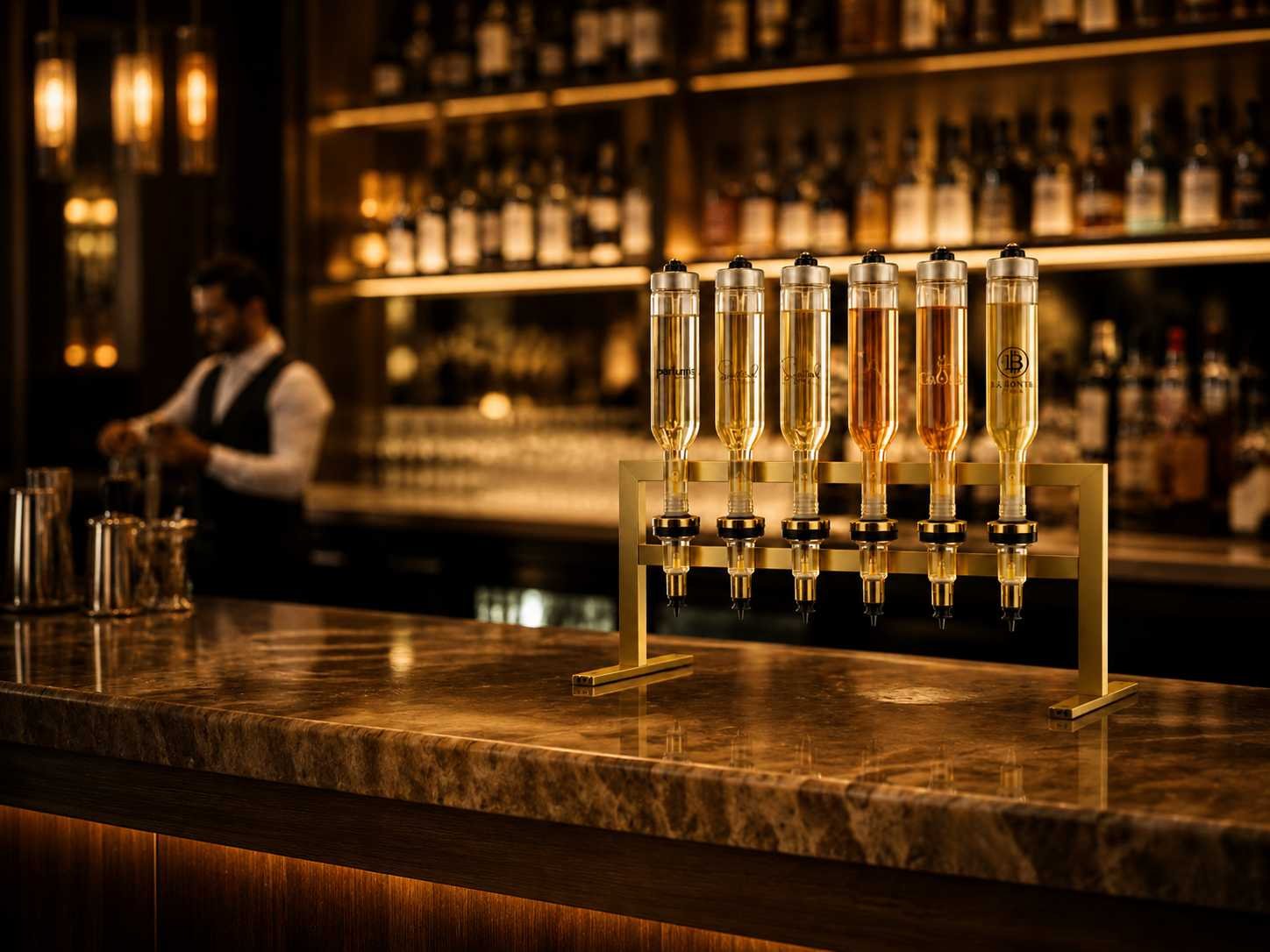 Distributore EXPO BAR PARFUME per profumi alla spina
