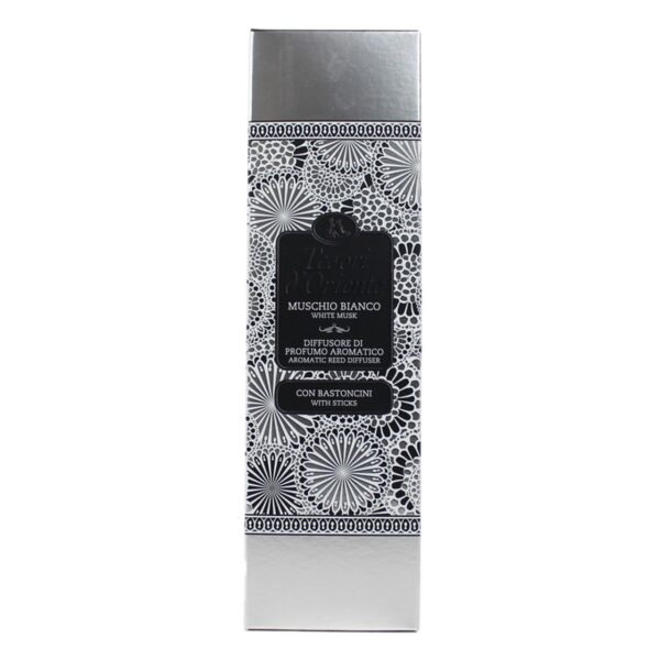 TESORI D'ORIENTE PROFUMO AMBIENTE MUSCHIO BIANCO 200 ML BASTONCINI DIFFUSORI