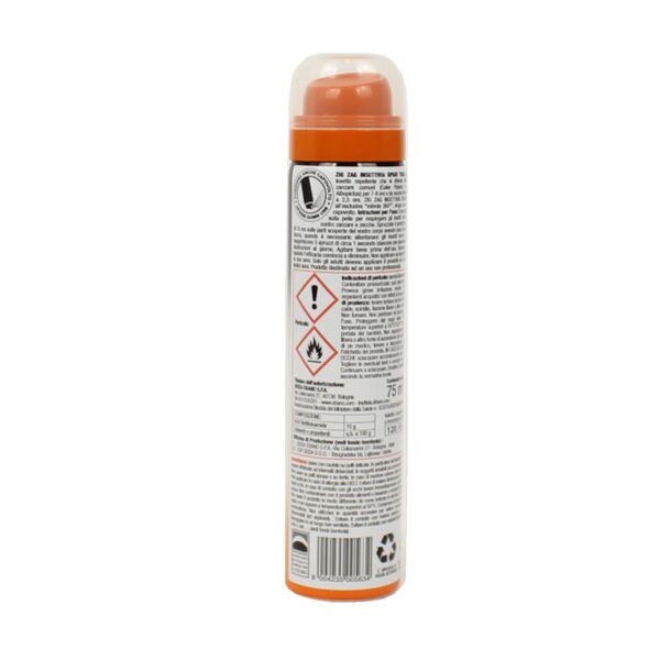 ZIG ZAG INSETTI REPELLENTE ANTIPUNTURA ZANZARA TIGRE 75 ML